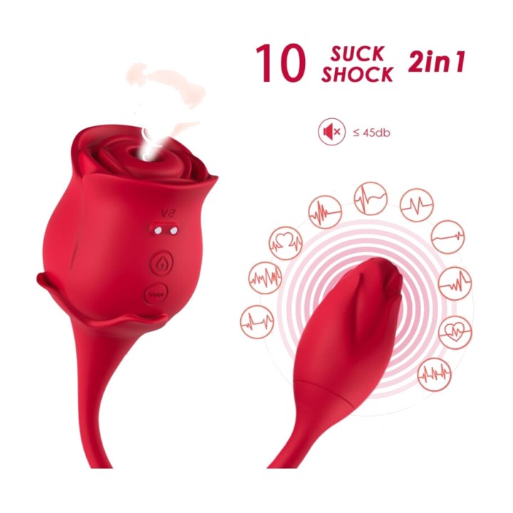 ARMONY Čopnik in vibrators z 10 načini ROSE D-237963