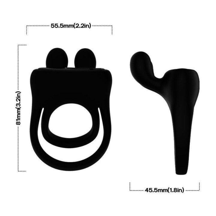 ARMONY Rabbit vibrator ring for the penis D-237949