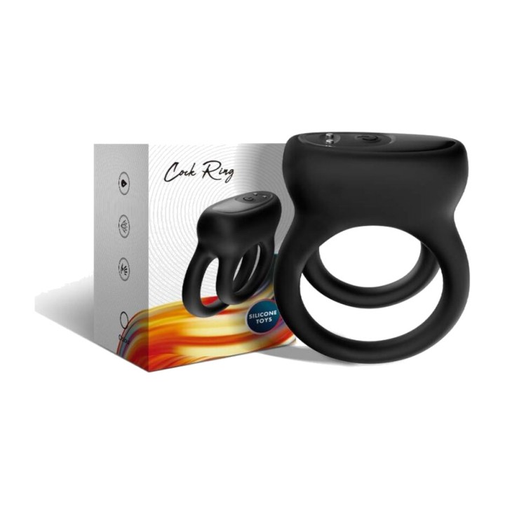 ARMONY Duplo anel vibrador para pênis de corpo retangular