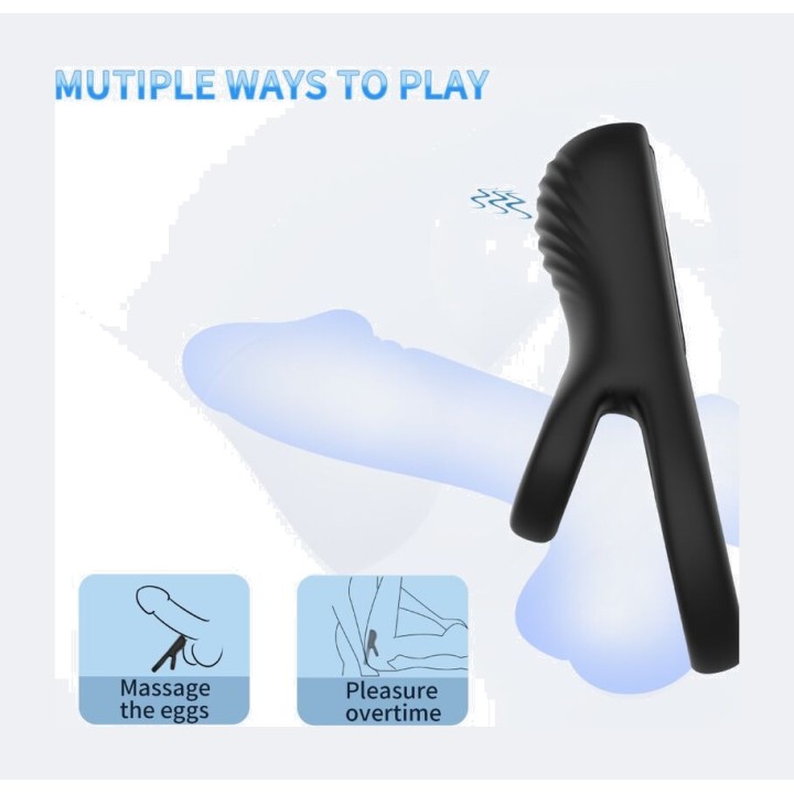 ARMONY Double ring vibrator for the penis with stimulating