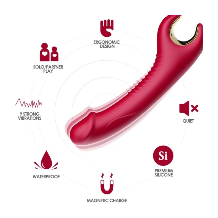 ARMONY Dildo vibrant avec rotation PRINCE D-237929