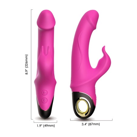 dildo vibrador rabbit amb rotació meteor