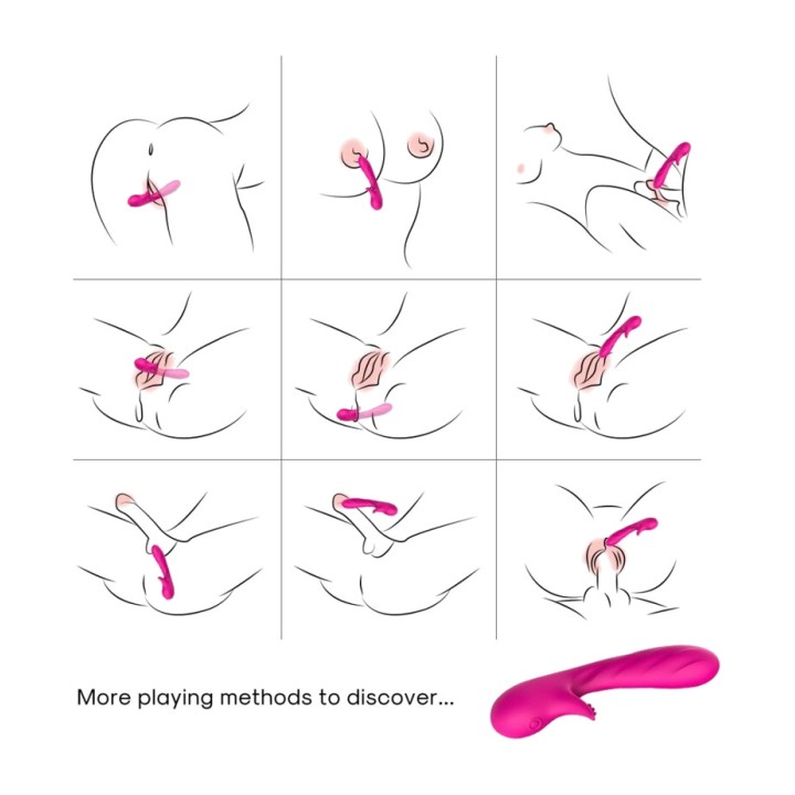 ARMONY Vibrator with stimulator ROMANCE D-237894VAR
