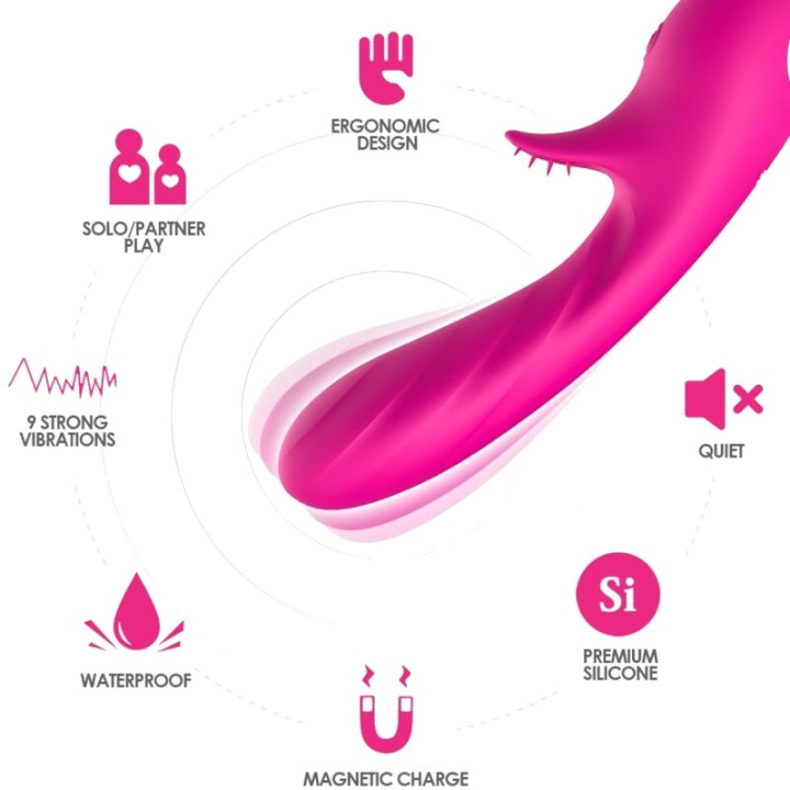 ARMONY Vibrateur avec stimulateur ROMANCE D-237894VAR