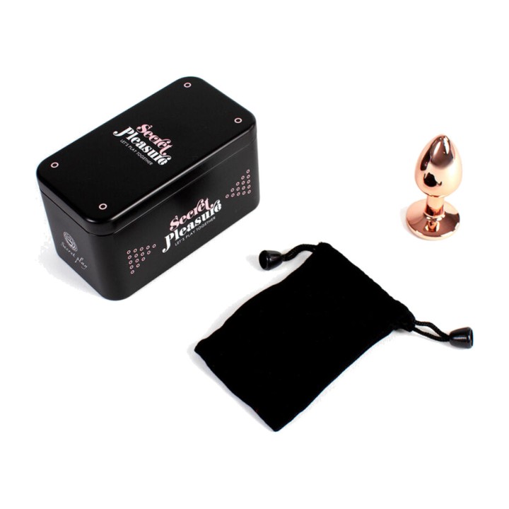 SECRETPLAY Plug anal metalic cu forma de pictează 7 CM