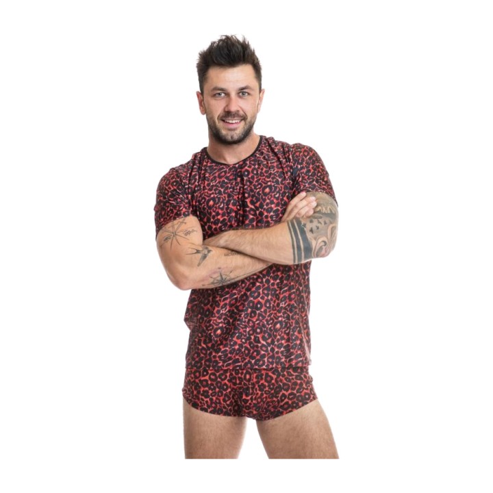 ANAIS Ανδρικό μπλουζάκι TRIBAL D-234278VAR