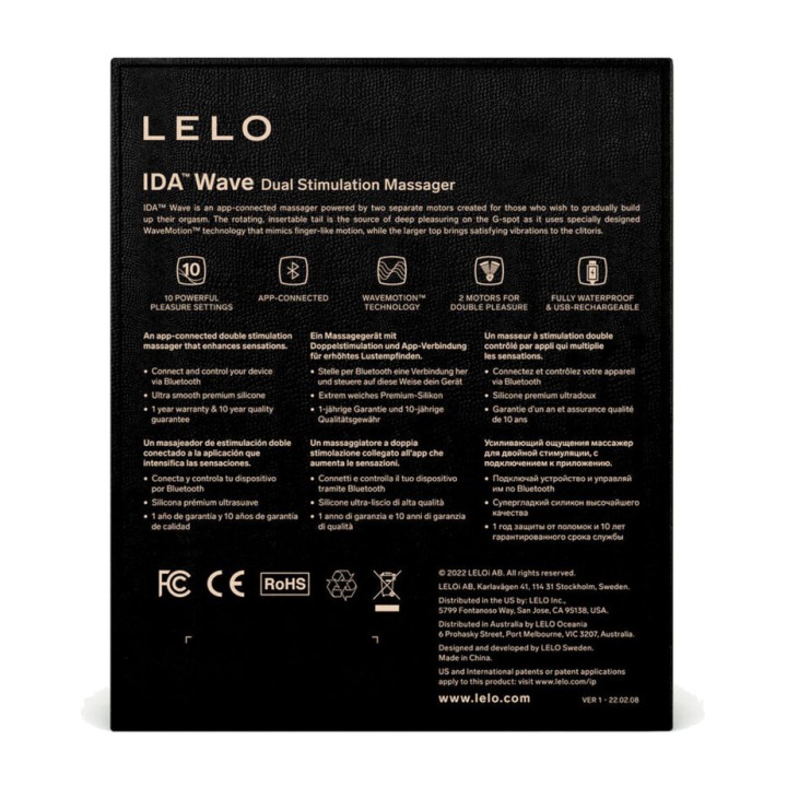 LELO Masér pro dvojice IDA WAVE D-232089VAR