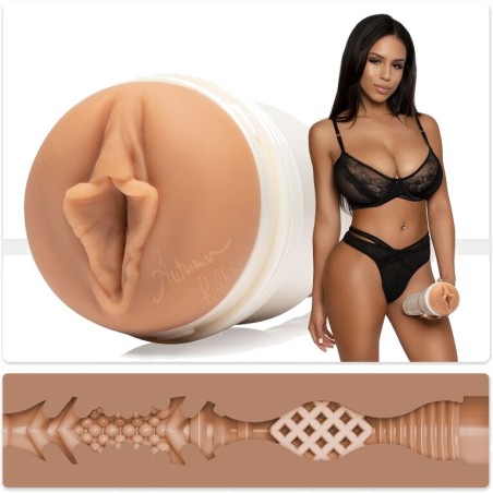 estimulador masculino vagina com textura fleshlight-girls-autumn falls cream