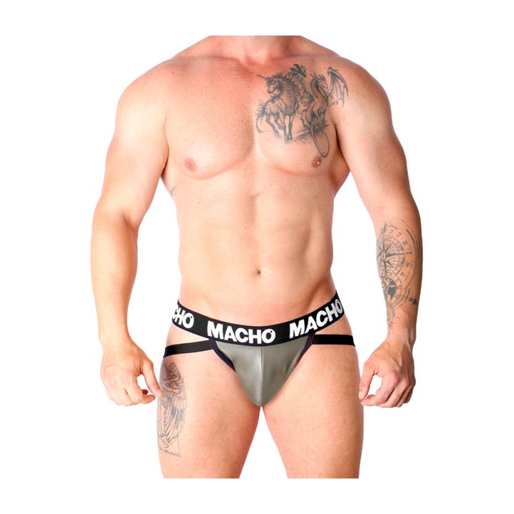 MACHO UNDERWEAR Leather jockstrap MX27 D-233426VAR