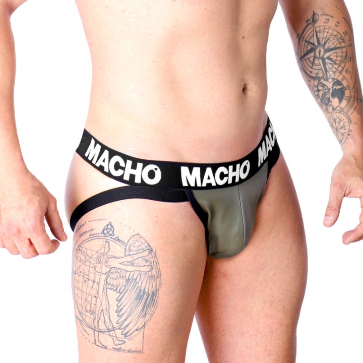 MACHO UNDERWEAR Leren jockstrap MX27 D-233426VAR