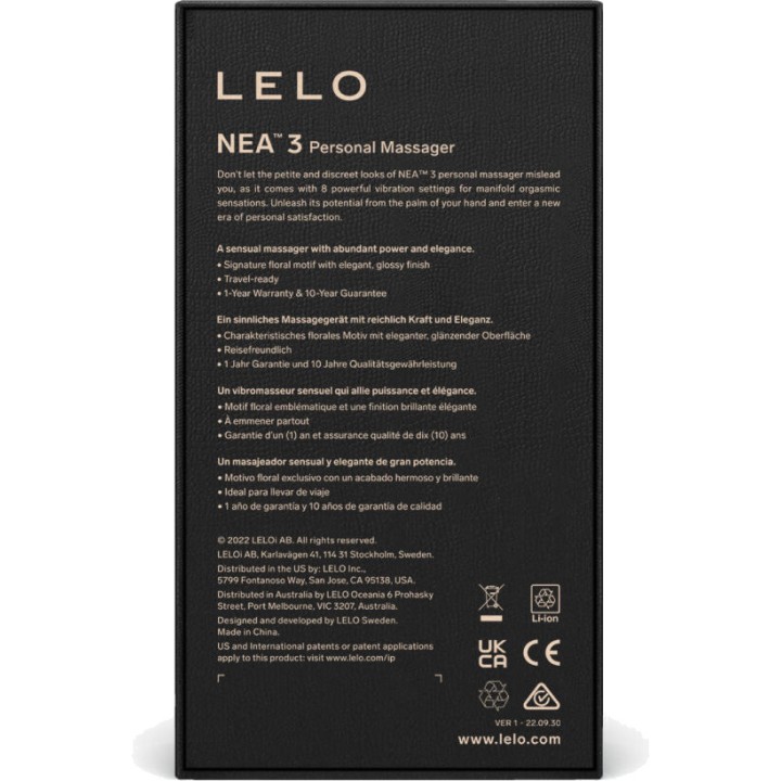 LELO Oseševalnik za osebno uporabo NEA 3 D-233265VAR