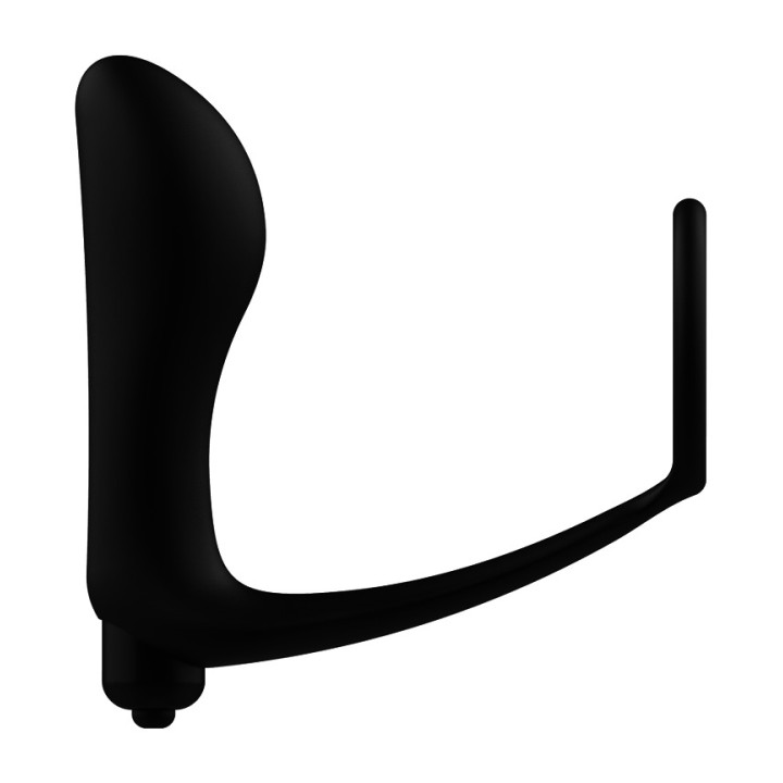 ADDICTED TOYS Plug anal vibrador com anel para pênis