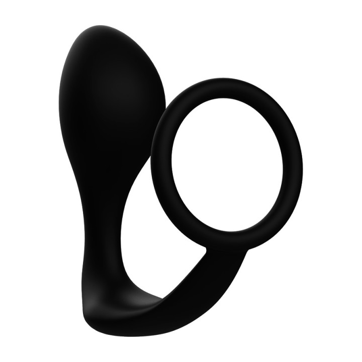ADDICTED TOYS Plug anal de silicona amb anell D-227619