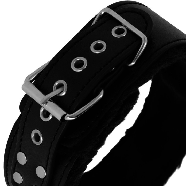DARKNESS Collar forrado con cadena TITANIUM