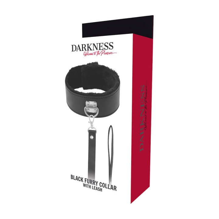 DARKNESS Collar forrado con cadena TITANIUM