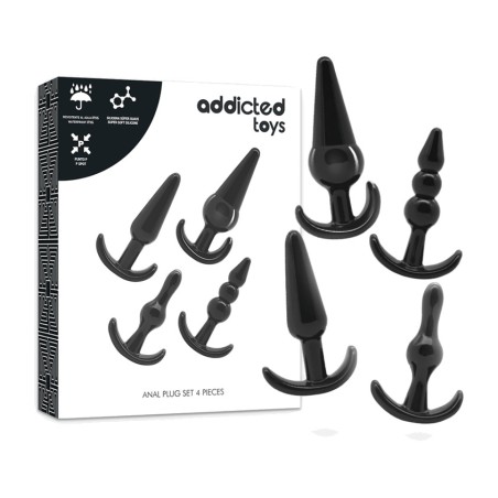 set de 4 plugs anale