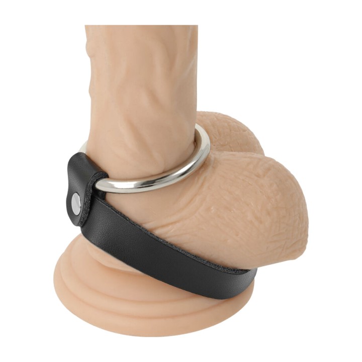 DARKNESS Metal ring for the penis and testicles D-226733