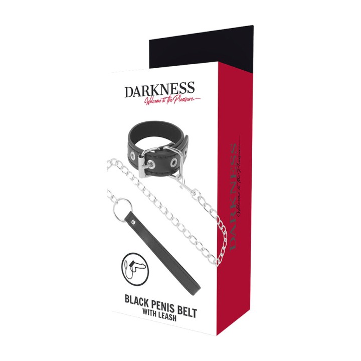 DARKNESS Anilla para el pene con correa
