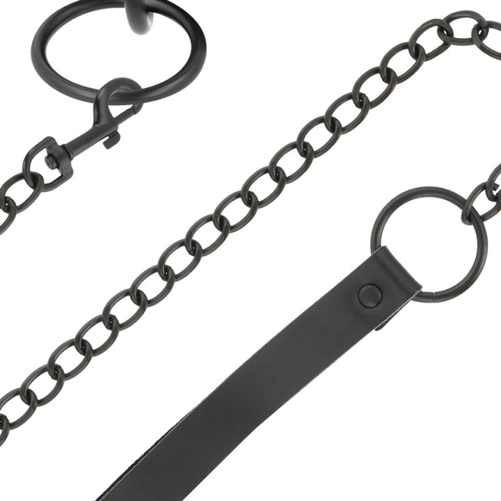 DARKNESS Collar fin amb cadena D-226690
