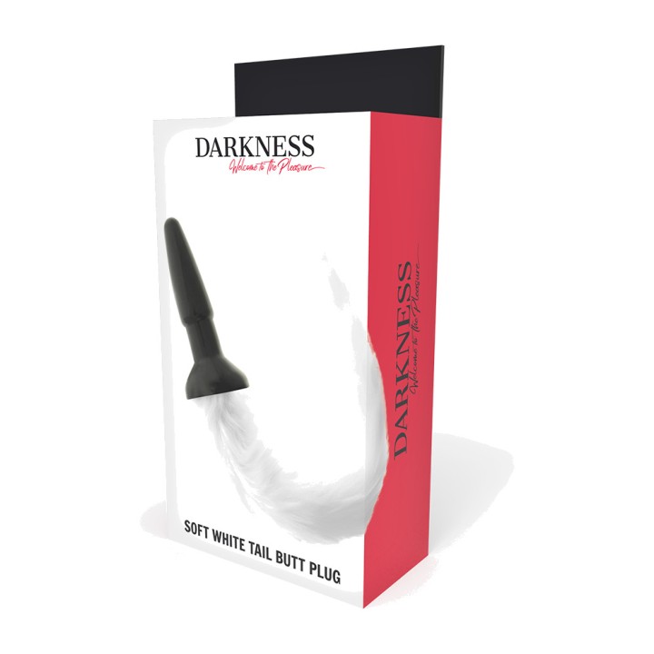 DARKNESS Plug anal de silicone com rabo D-222198VAR