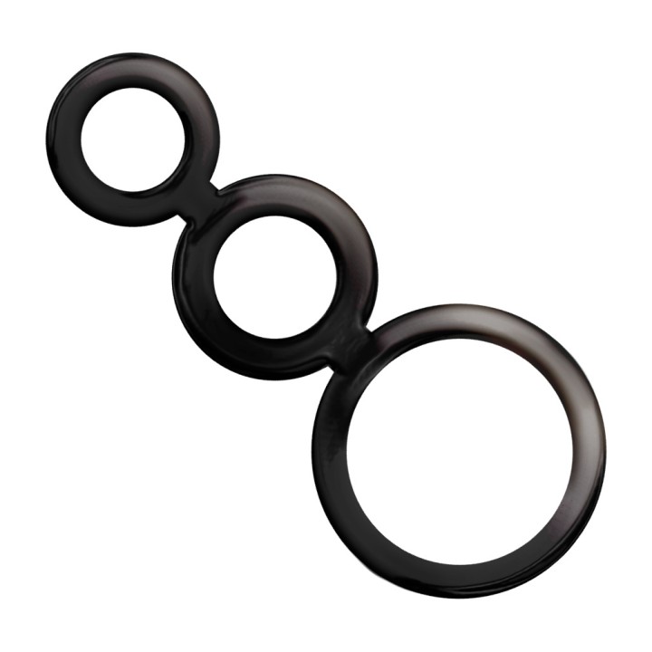 ADDICTED TOYS Set d'anells per penis i testicles 28810
