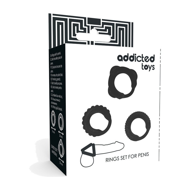 ADDICTED TOYS 3 kynnyksen ringin kokoelma 28812 D-222067VAR
