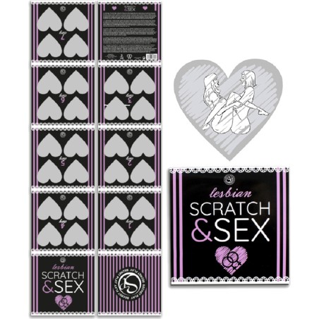 conjunto de raspadores de posições lésbicas para casais scratch sex