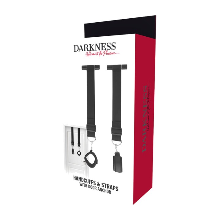 DARKNESS Kajdany bondage do drzwi D-226697