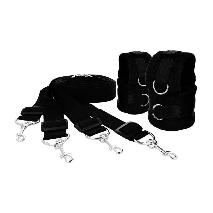 DARKNESS Ensemble de sangles pour le lit D-226694