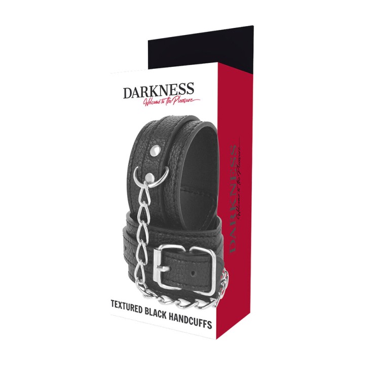 DARKNESS Kožené pásy s texturou LEATHER-32437 D-226691