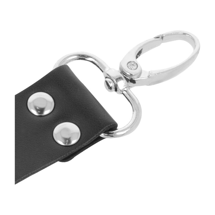 DARKNESS Manette di pelle per piedi e mani HOGTIE-27798