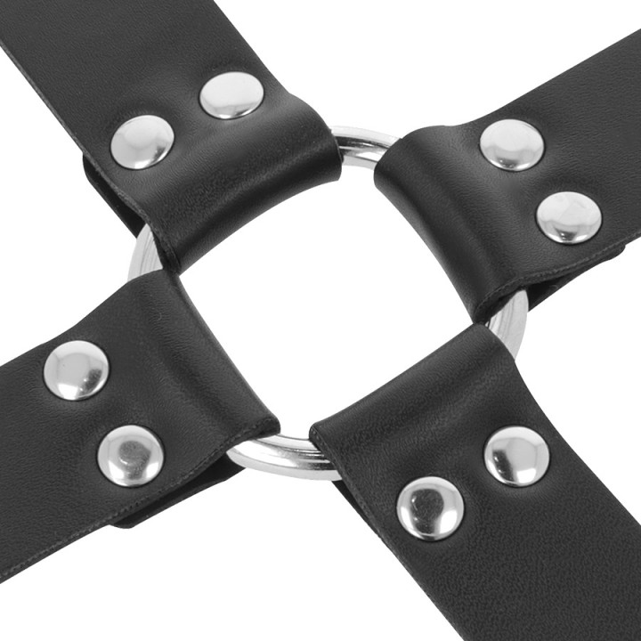 DARKNESS Leather restraints for feet and hands HOGTIE-27798