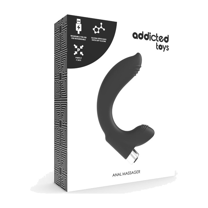 ADDICTED TOYS Vibrator prostatic recarregabil model 7 27873