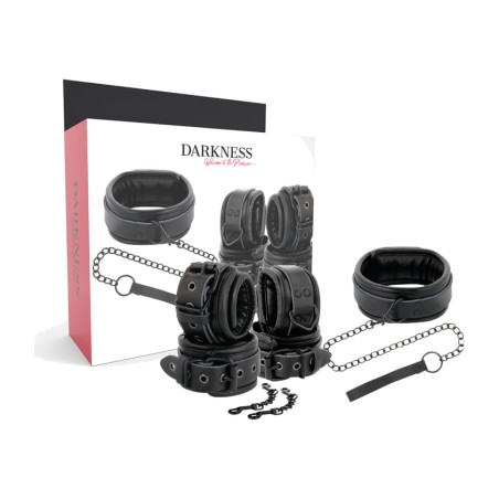 leren polsen en halsband