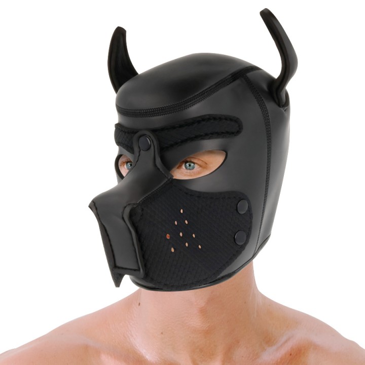 DARKNESS Neoprene dog mask with removable snout D-221150VAR