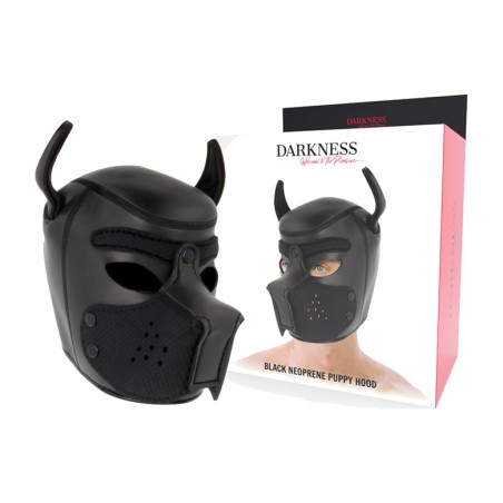 neoprenhundmask med avlåsbar näsa