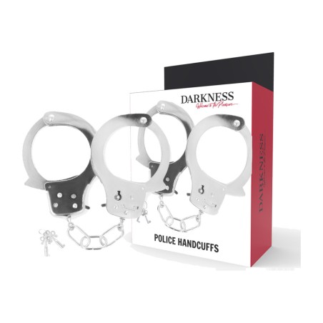 kovové pouta na ruce s klíčem