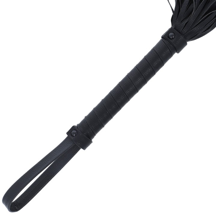 DARKNESS Bondage whip with leather strips 42 CM D-221217