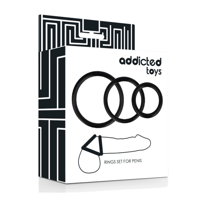 ADDICTED TOYS Nabor prstnikov za člen D-220161