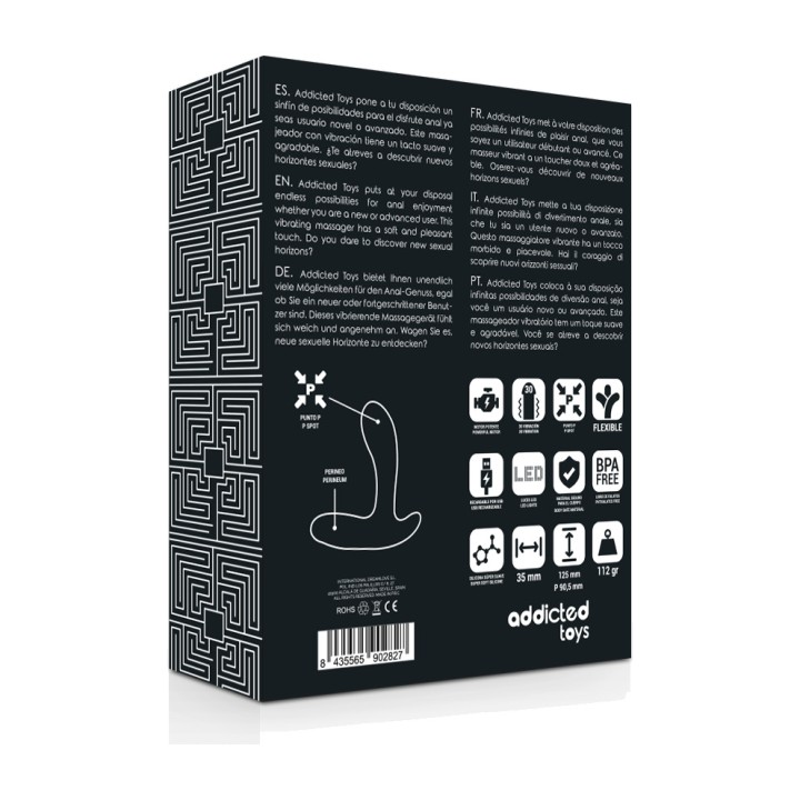ADDICTED TOYS Anal massager with vibration 26321 D-220159