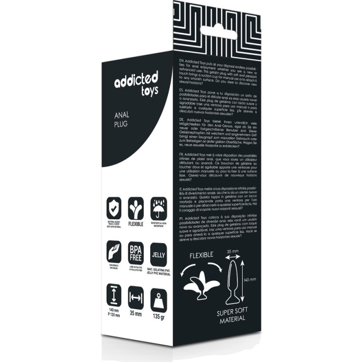 ADDICTED TOYS Anal csapdec 13,5 CM D-220152