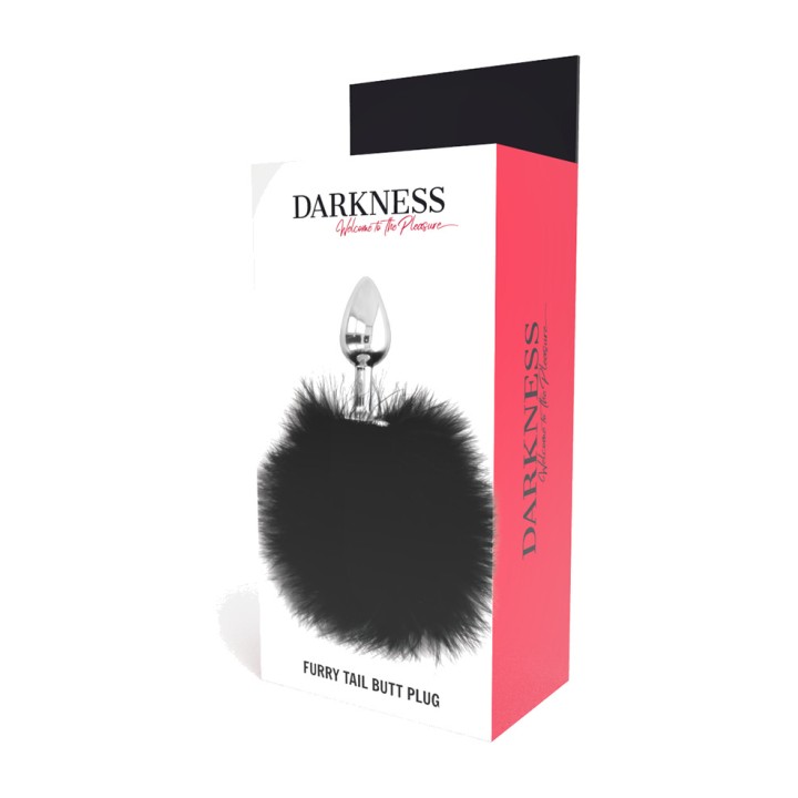 DARKNESS Plug anal con cola de conejo EXTRA-FEEL 7 CM