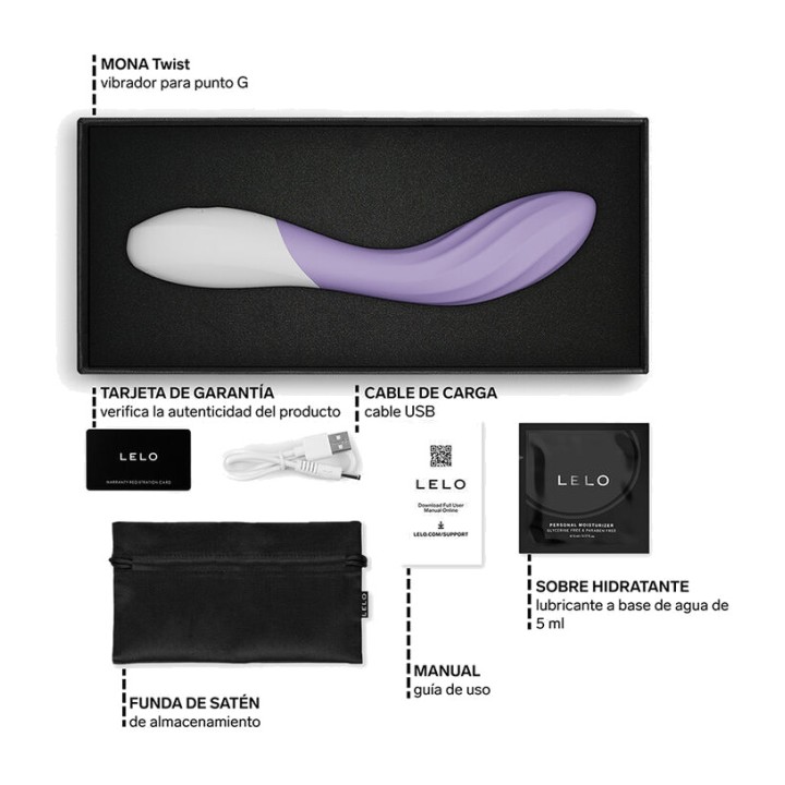 LELO Rechargeable G-Spot Vibrator with App Control MONA