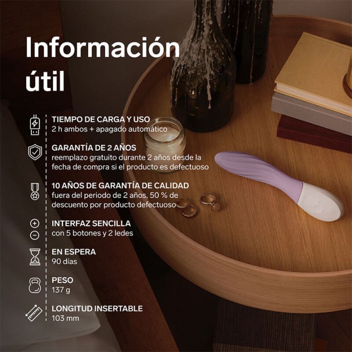 LELO Vibrador Punt G recargable amb control per app MONA