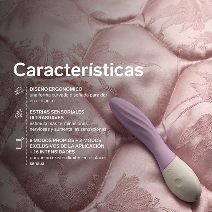 LELO Rechargeable G-Spot Vibrator with App Control MONA