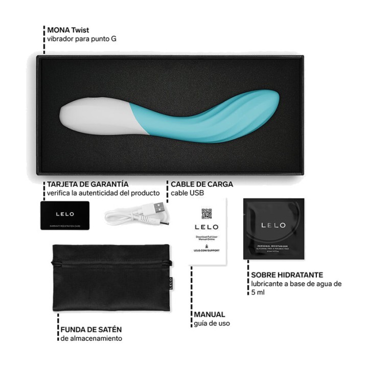 LELO Vibrador Punt G recargable amb control per app MONA