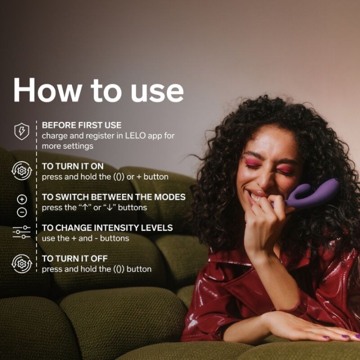 LELO Rabbit-Vibrator mit Stoßfunktion INA THRUST D-246219VAR