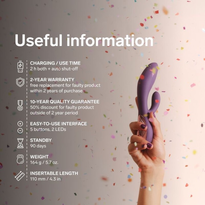 LELO Rabbit-Vibrator mit Stoßfunktion INA THRUST D-246219VAR