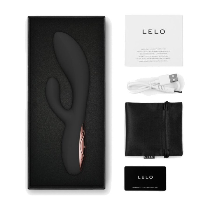 LELO Vibratore con stimolatore clitoride e push button INA