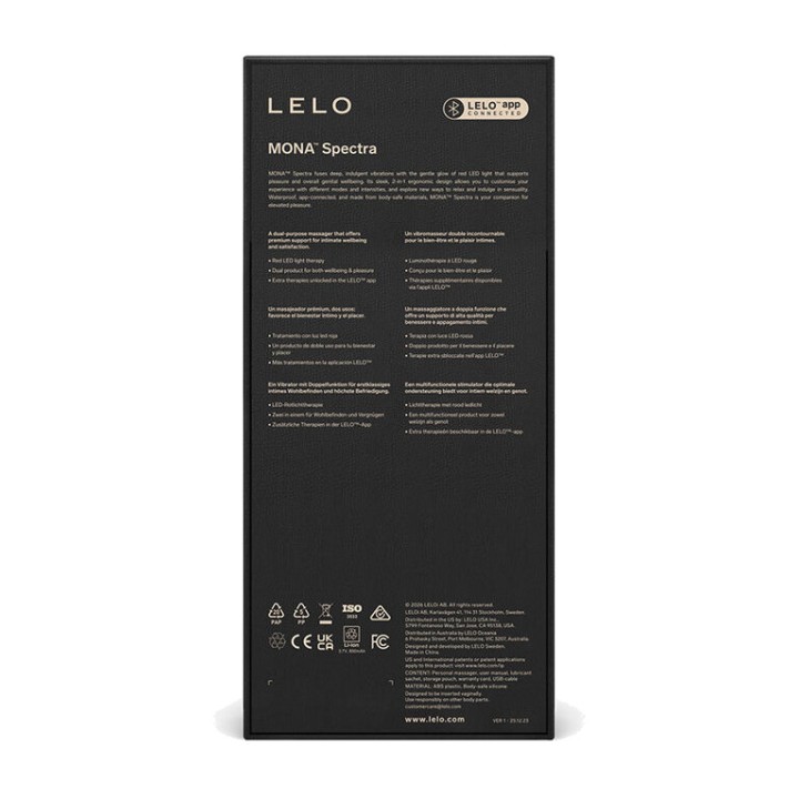 LELO Rechargeable red light intimate massager with app